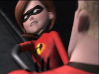 Mr. Incredible assaults his wife